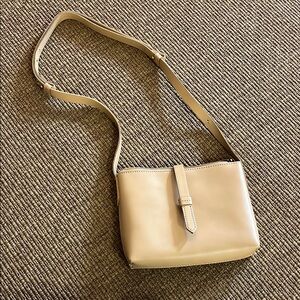 J. Crew Parker Crossbody Bag in Tan Leather